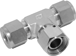 Тройник из нержавеющей стали или латуни CBST