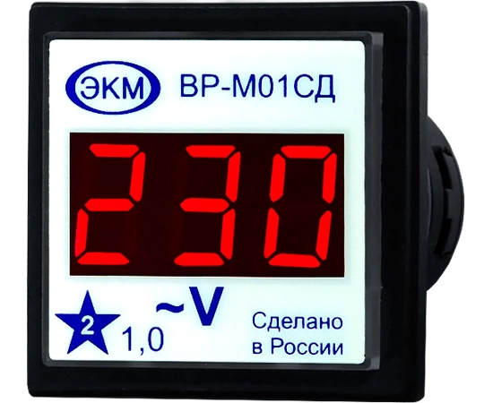 Вольтметр ВР-М01-29СД АС15-450В УХЛ4