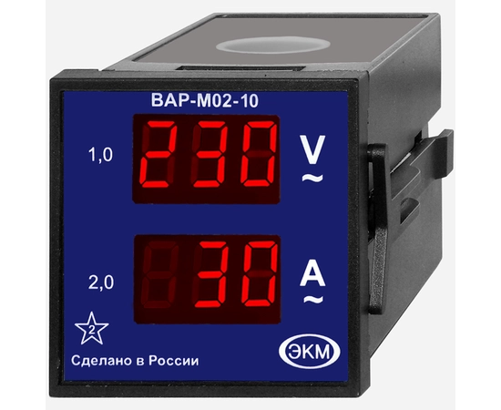 Вольтметр/Амперметр ВАР-М02-10 AC20-450В УХЛ4