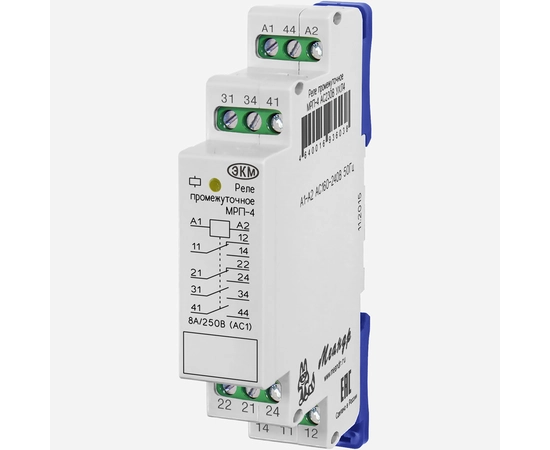 Реле промежуточное МРП-4 ACDC230В УХЛ4